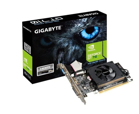 Видеокарта Gigabyte GT710 2GB DDR3 (GV-N710D3-2GL)