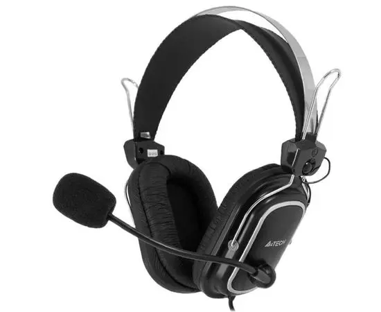 Наушники с микрофоном A4 Tech HS-50 Silver/Black