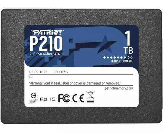 Накопитель SSD 1Tb Patriot P210 (P210S1TB25)