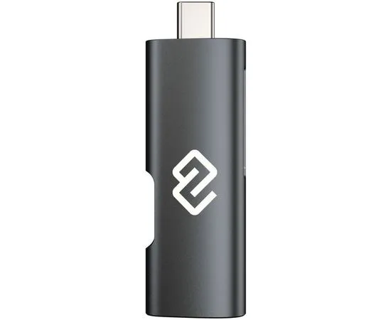 Картридер внешний USB Type-C, Digma CR-CU2522-G, серый, фото 3