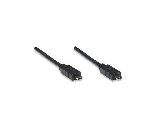 Кабель micro-HDMI 1m (Manhattan) Ethernet, черный (326636), фото 2