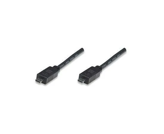 Кабель micro-HDMI 1m (Manhattan) Ethernet, черный (326636)