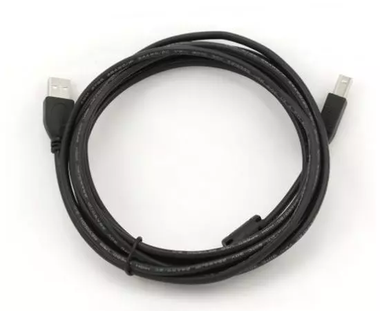 Кабель USB2.0 3m (Gembird) экран, черный (CCP-USB2-AMBM-10)