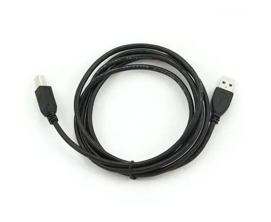Кабель USB2.0 1.8m (Gembird) экран, черный (CCP-USB2-AMBM-6)