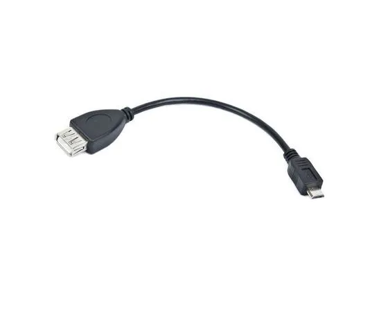 Кабель OTG microUSB, 0.15m (Cablexpert) (A-OTG-AFBM-001)