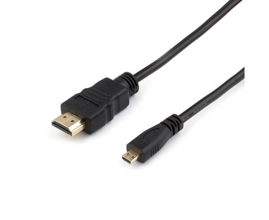 Кабель HDMI (M) - micro-HDMI (M), 2m, Atcom, черный, блистер (АТ5268)