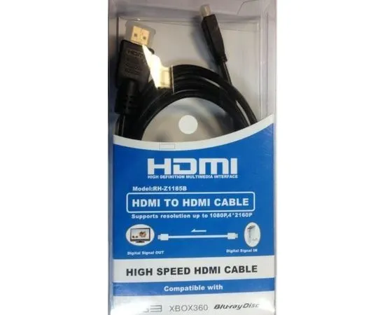 Кабель micro-HDMI (M) - HDMI (M) 3m, Atcom, черный, блистер (АТ5269), фото 2