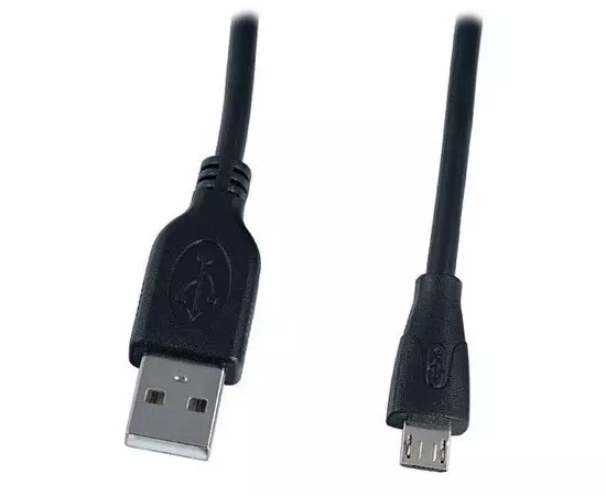 Кабель USB2.0 AM -> Micro-BM, 1.8m (Perfeo), чёрный (U4002)
