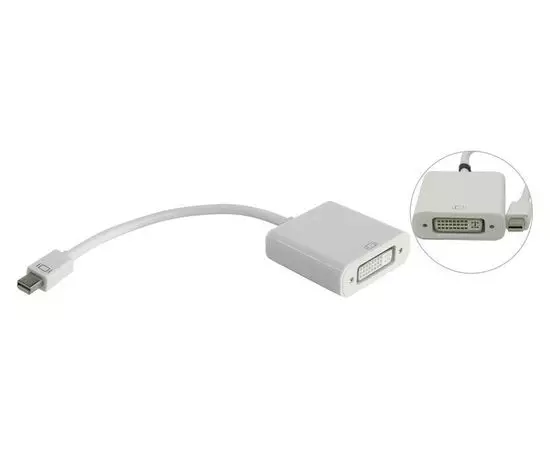 Переходник mini DisplayPort (M) -> DVI-I (F)  (VCOM) (VHD6050)