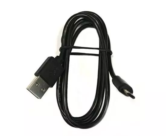 Кабель USB2.0 AM -> Micro-BM, 1m (Cablexpert) двусторонние разъемы, черный (CC-mUSBDS-1M)