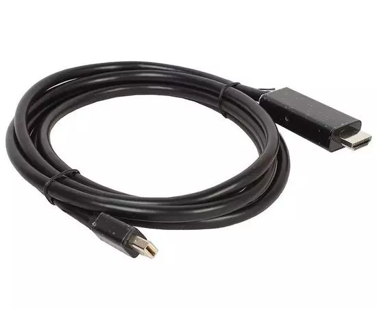 Кабель mini DisplayPort (M) -> HDMI (M) 1.8m (Telecom) черный (TA695)
