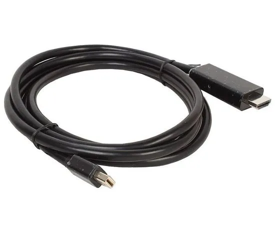 Кабель mini DisplayPort (M) -> HDMI (M) 1.8m (Telecom) черный (TA695)