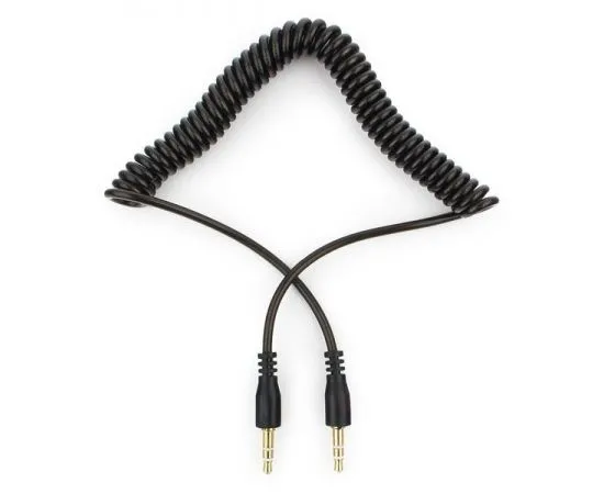 Кабель Audio AUX Jack 3.5мм (m) -> 3.5мм (m) 1.8м (Cablexpert) витой, черный (CCA-405-6)