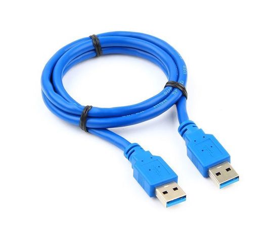 Кабель USB3.0 AM -> AM 1m (Cablexpert) синий (CCP-USB3-AMAM-1M)