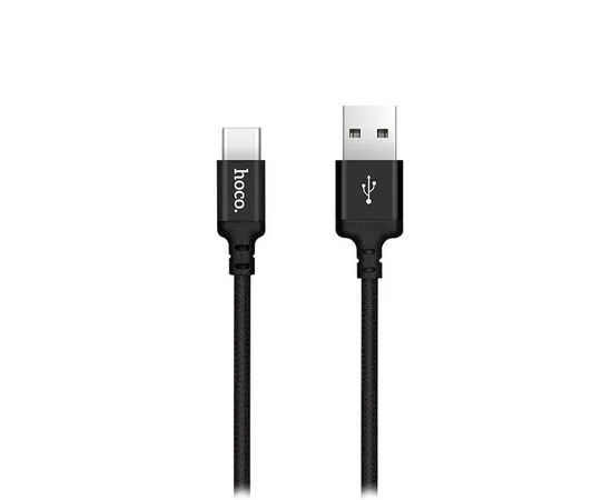 Кабель USB2.0 AM -> Type-C, 1m (HOCO) X14 Times speed, черный (6957531062868)