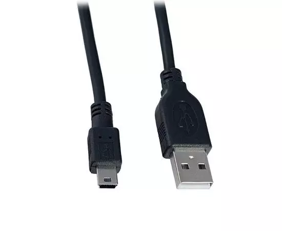 Кабель USB2.0 AM -> Mini-BM 5pin, 0.5m (Perfeo) черный (U4304)