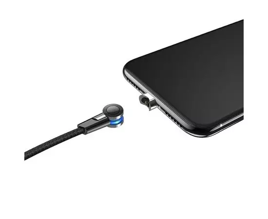 USB-кабель для Apple 8pin Lightning 1м. (HOCO) S8 Magnetic, магнитный, черный (6931474712592), фото 3