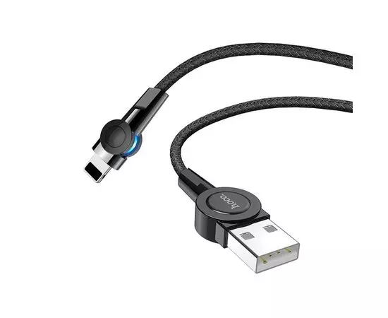 USB-кабель для Apple 8pin Lightning 1м. (HOCO) S8 Magnetic, магнитный, черный (6931474712592)