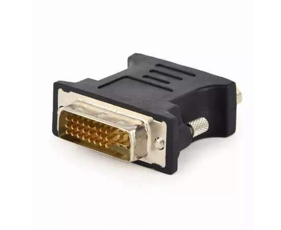 Переходник DVI-I (M) -> VGA (F) (Cablexpert), черный (A-DVI-VGA-BK), фото 2