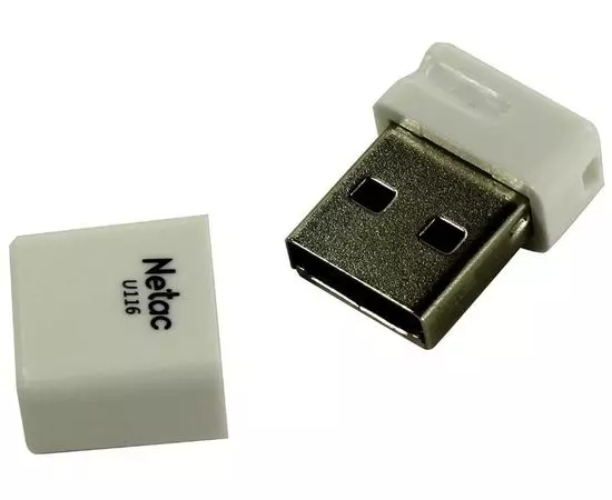 USB Flash-накопитель 32Gb (Netac, U116), белый (NT03U116N-032G-20WH)