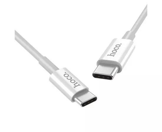 Кабель USB 2.0 Type-C (M), PD, 1m (HOCO) X23 Skilled 60W, белый (6957531072898)
