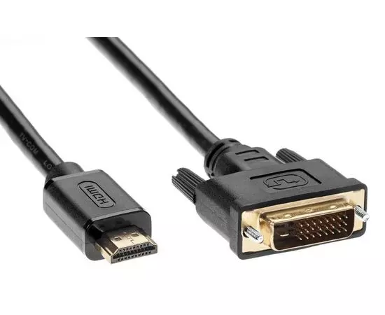 Кабель HDMI (M) - DVI (M), 5m, TV-COM, черный (LCG135E-5M)