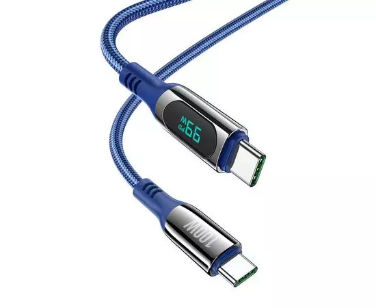 Кабель USB 2.0 Type-C (M), PD, 1m (HOCO) S51 Extreme, синий (6931474749260)