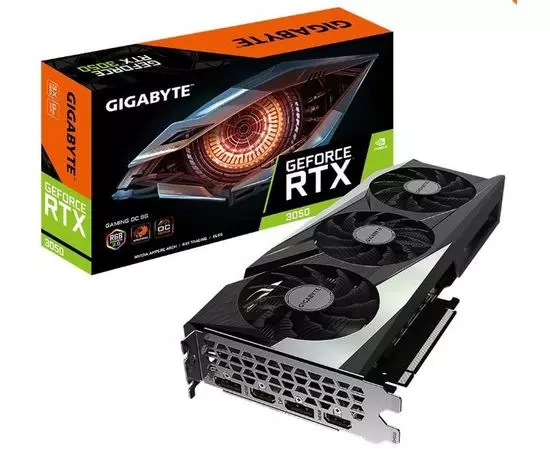 Видеокарта GeForce RTX3050 8GB GDDR6 (Gigabyte) (GV-N3050GAMING OC-8GD), фото 5