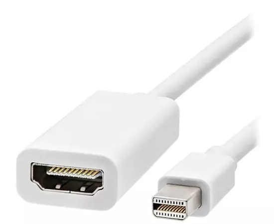 Переходник mini DisplayPort (M) -> HDMI (F) (5bites) (AP-015)