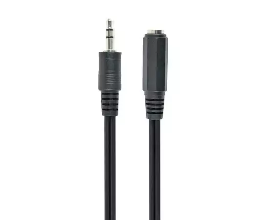 Кабель Audio удлинитель Jack 3.5мм (m) -> 3.5мм (f) 5м (Cablexpert) черный (CCA-423-5M)