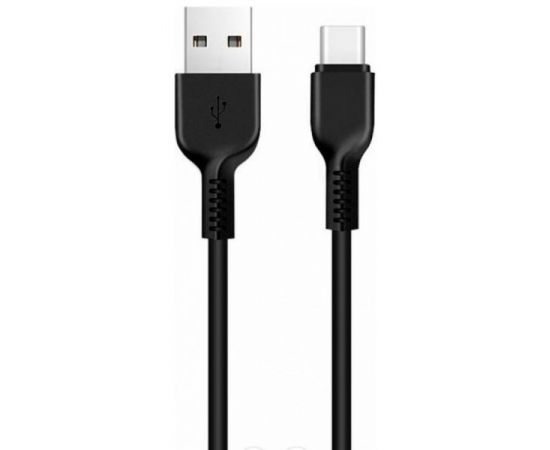 Кабель USB2.0 AM -> Type-C, 1m (HOCO) X20 Flash, черный (6957531068846)