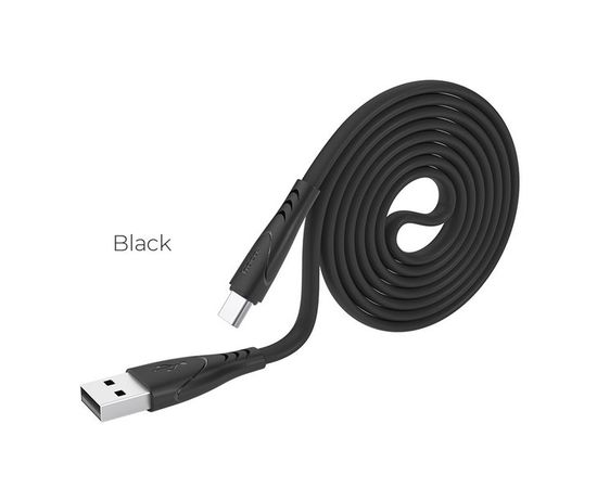 Кабель USB2.0 AM -> Micro-BM, 1m (HOCO) X42 Soft, черный (6931474719225)