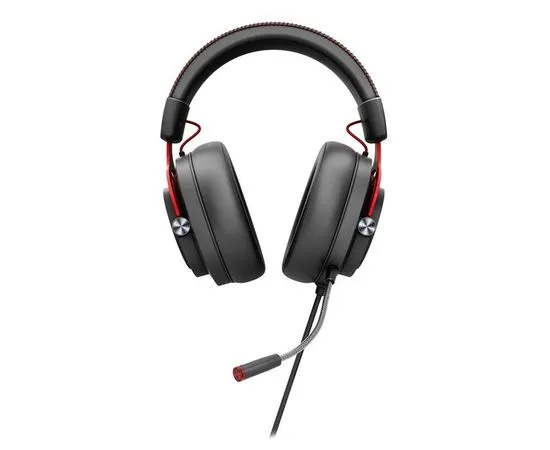 Наушники с микрофоном AOC GH300, USB, черный/красный, фото 2