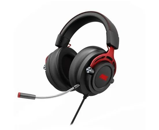 Наушники с микрофоном AOC GH300, USB, черный/красный