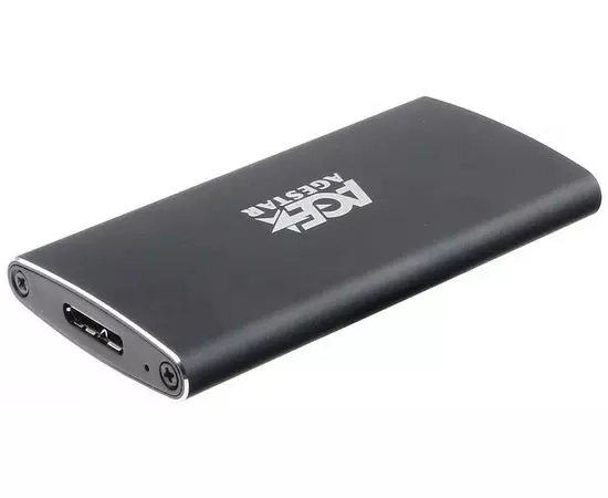 Карман для винчестера mSATA -> USB3.1 (AGESTAR) Black (3UBMS2 BLACK), фото 2