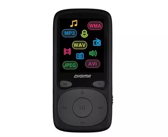 MP3-Плеер Digma B4 8Gb, черный (B4BK)
