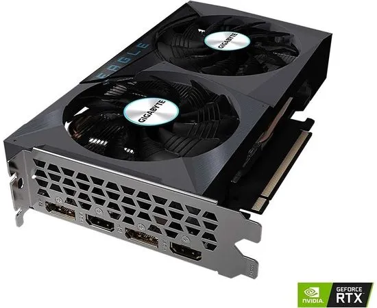 Видеокарта GeForce RTX3050 8GB GDDR6 (Gigabyte) (GV-N3050EAGLE OC-8GD), фото 3