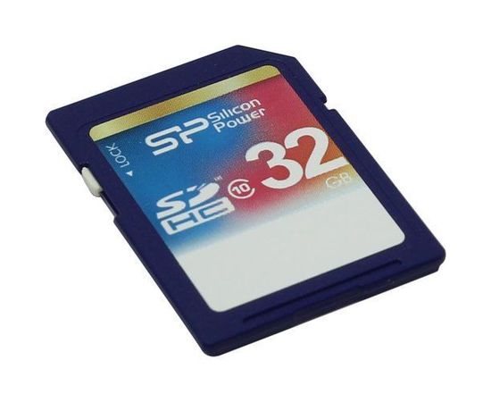 Карта памяти SDHC 32Gb Class 10 (Silicon Power) (SP032GBSDH010V10)