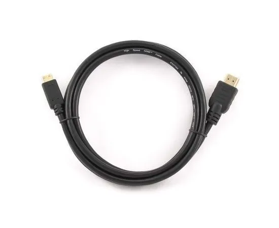 Кабель mini-HDMI (M) - HDMI (M) 1.8m (Gembird) черный (CC-HDMI4C-6), фото 2