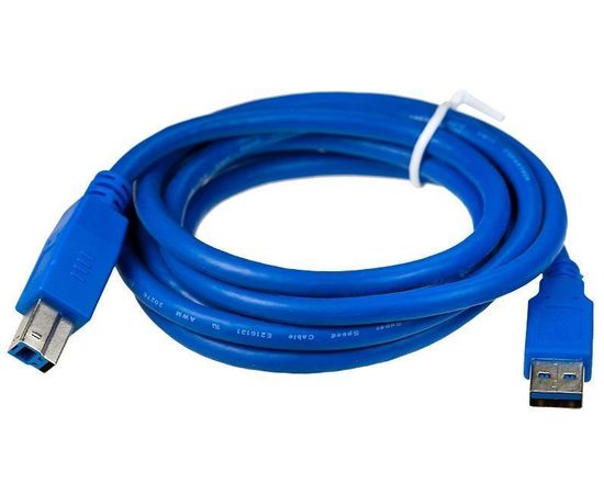 Кабель USB3.0 1.8m (Cablexpert, blue) (CCP-USB3-AMBM-6)