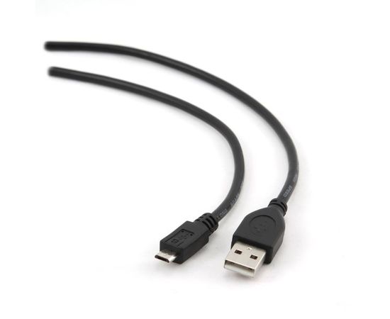 Кабель USB2.0 AM -> Micro-BM, 1m (Cablexpert) черный (CCP-mUSB2-AMBM-1M)