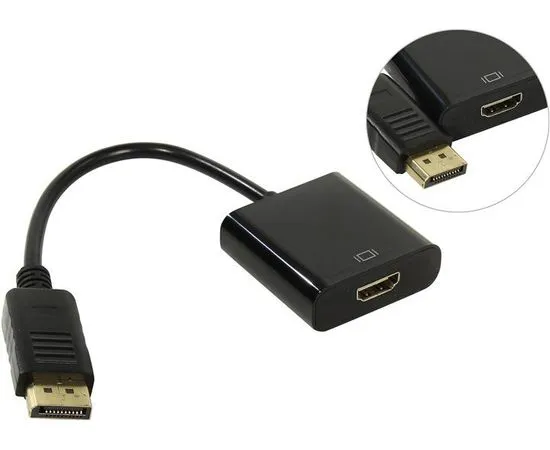 Переходник DisplayPort (M) -> HDMI (F) 0.2 m (Telecom) (TA553)