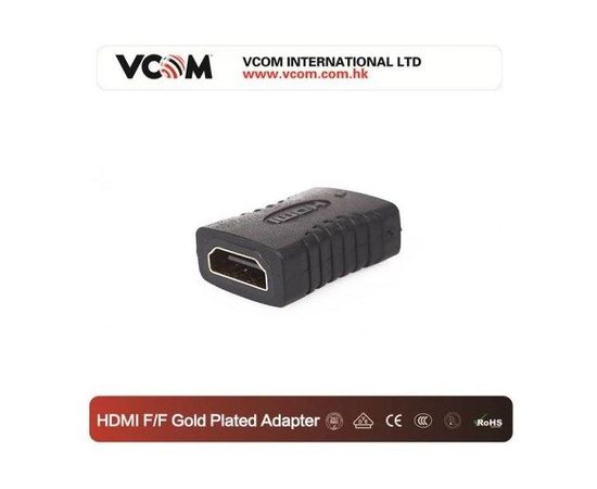 Переходник HDMI (M) -> HDMI (M) (VCOM) (CA313)