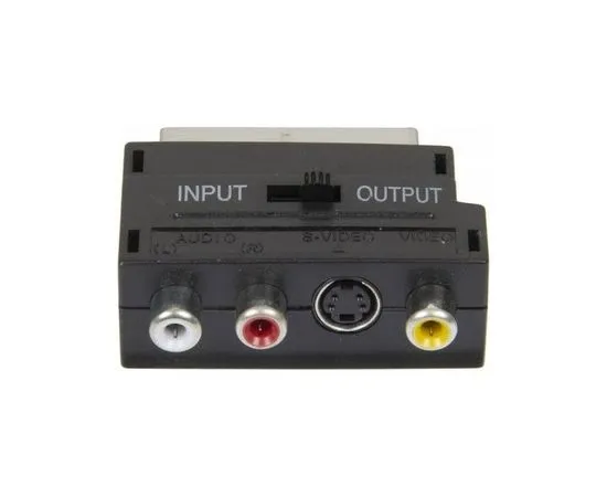 Переходник SCART (m)  3хRCA (f)/S-VIDEO (f)  (Ningbo) (JSP005)