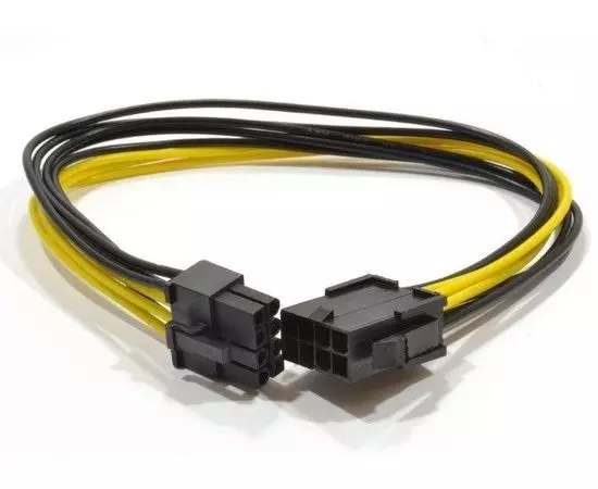 Удлинитель кабеля питания для видеокарты PCI-Express 6+2pin (Cablexpert) (CC-PSU-84)