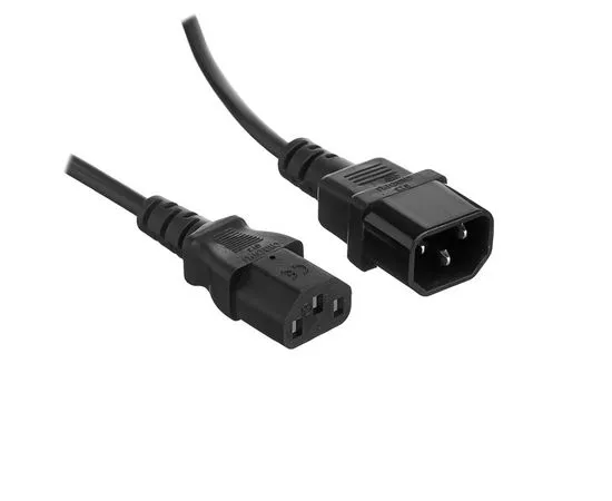 Кабель POWER UPS 1 м (системный блок-монитор, для ИБП, сечение 0,5мм, медь) ExeGate (EP280621RUS), фото 2