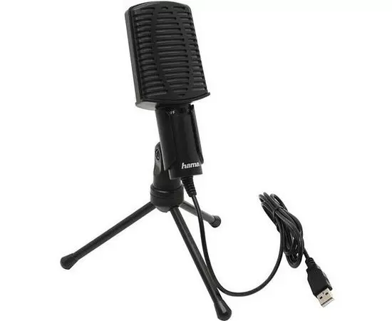 Микрофон Hama 00139906, черный