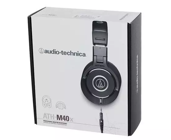 Наушники Audio-Technica ATH-M40X Black, фото 3