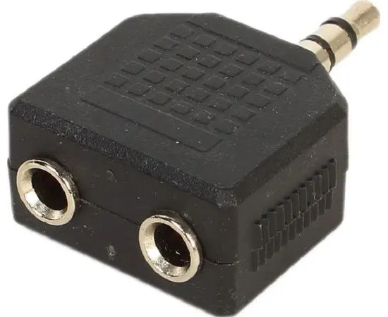 Переходник-разветвитель jack 3,5 mm M -> 2 jack 3,5 mm F (VCOM) (VAD7847)