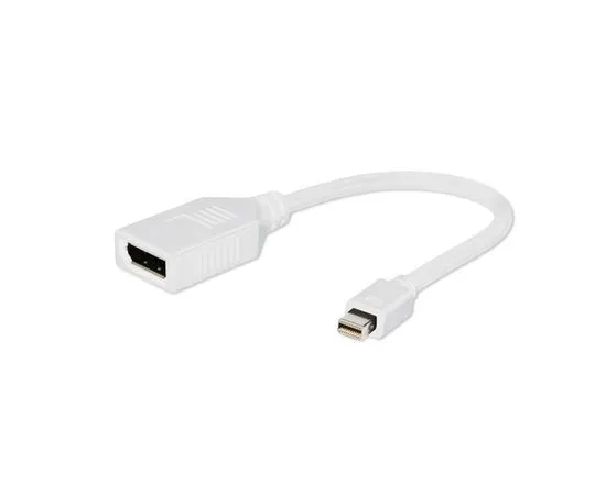 Переходник mini DisplayPort (M) -> DisplayPort (F) (Gembird) (A-mDPM-DPF-001-W)